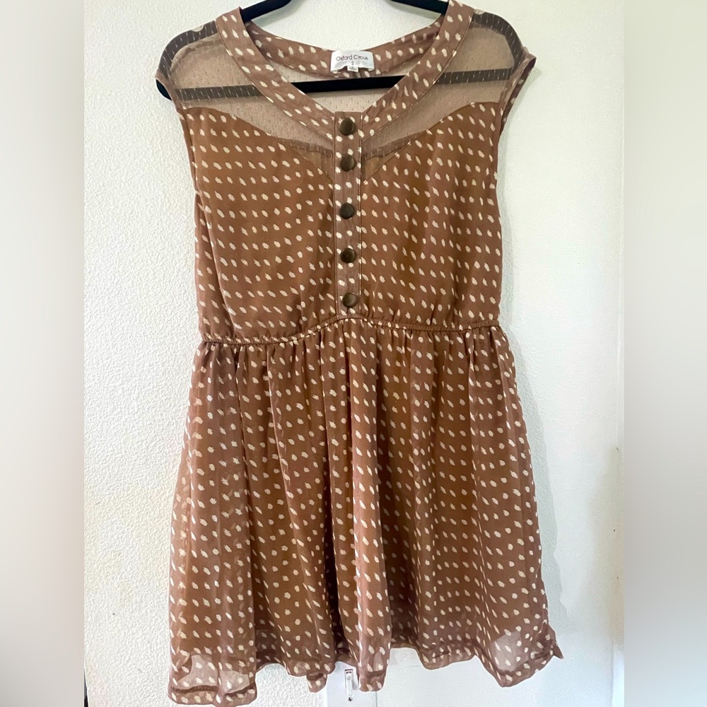 Tan Dress, size S